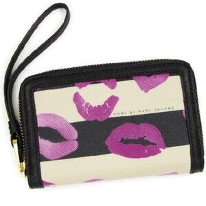 NWT MARC BY MARC JACOBS Pouch Wallet Multi-Case Round Zipper Card Case